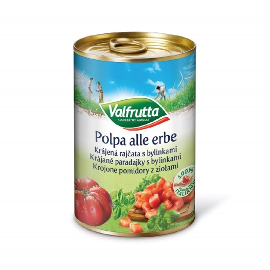 Krájané paradajky s bylinkami