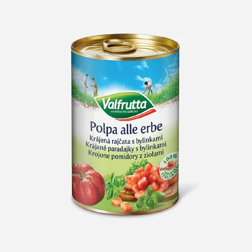 Krájané paradajky s bylinkami