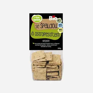 Krekry špaldové s pestrecom BIO