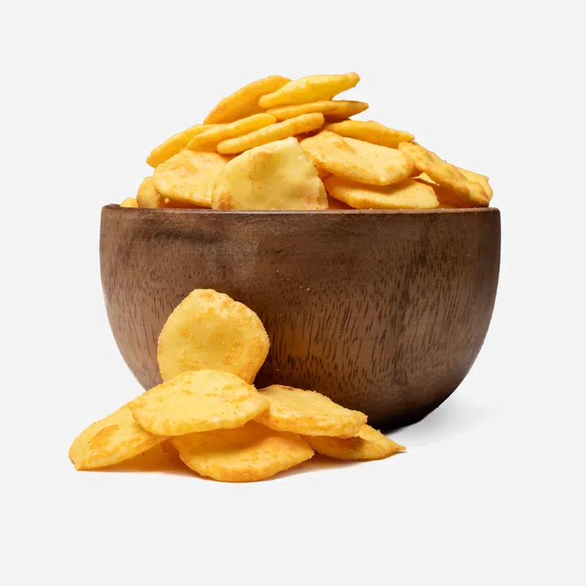 Kukuričné krekry so syrovou príchuťou