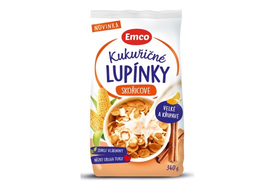 Kukuričné ​​lupienky škoricové