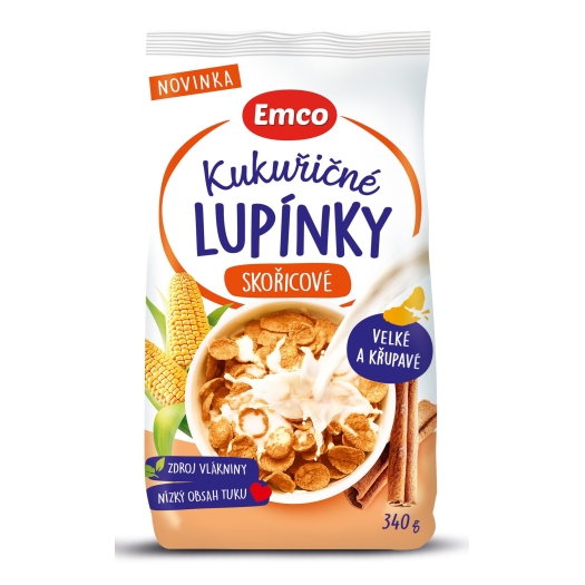 Kukuričné ​​lupienky škoricové