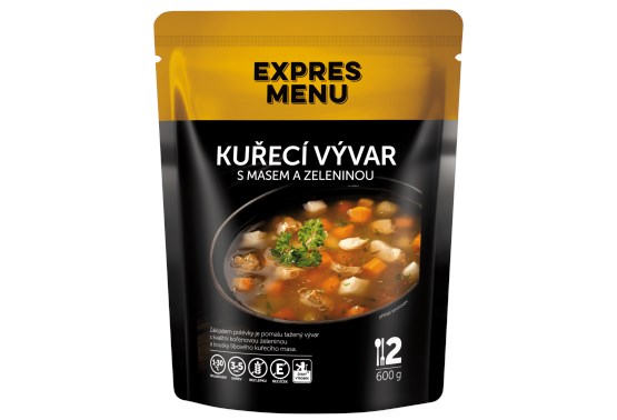 Kurací vývar so zeleninou