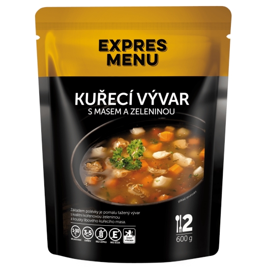 Kurací vývar so zeleninou