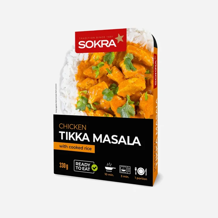 Kuracie Tikka Masala s varenou ryžou