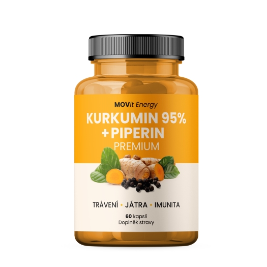 Kurkumín extrakt 95% a Piperín