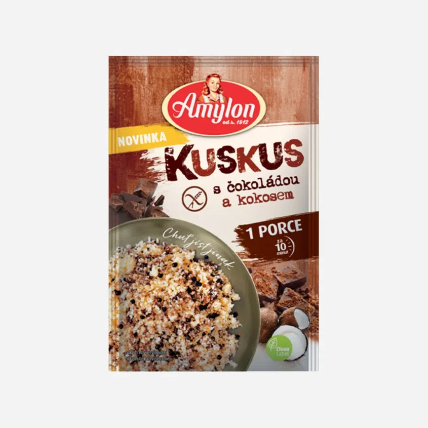 Kuskus s čokoládou a kokosom