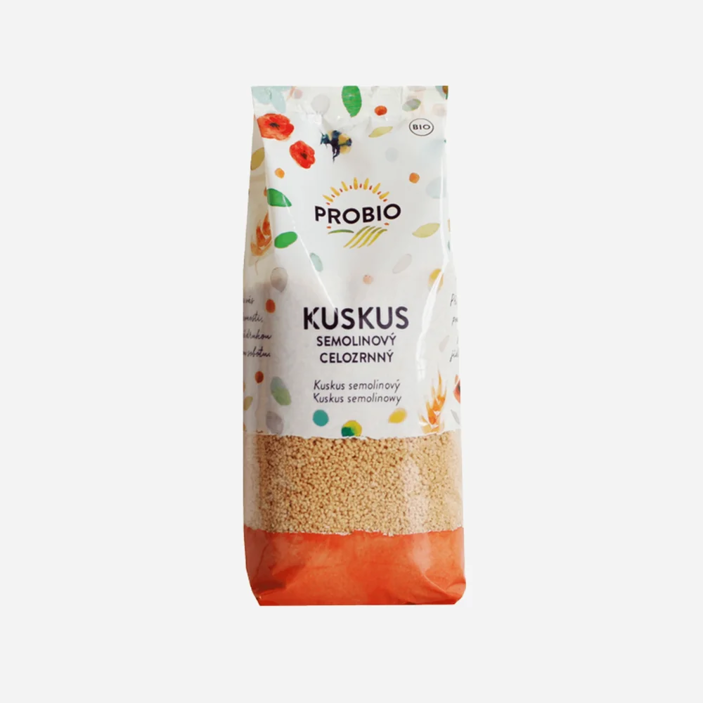Kuskus semolínový celozrnný BIO