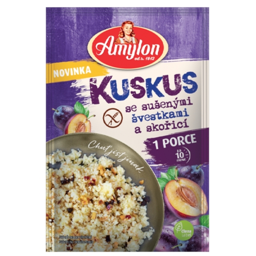 Kuskus so sušenými slivkami a škoricou