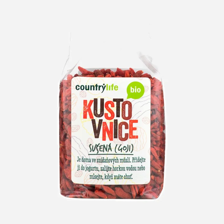 Kustovnica čínska sušená - goji BIO