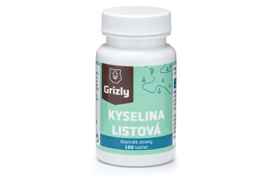 Kyselina listová 800 mikrogramov 100 tabliet