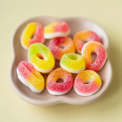 Kyslé mini krúžky