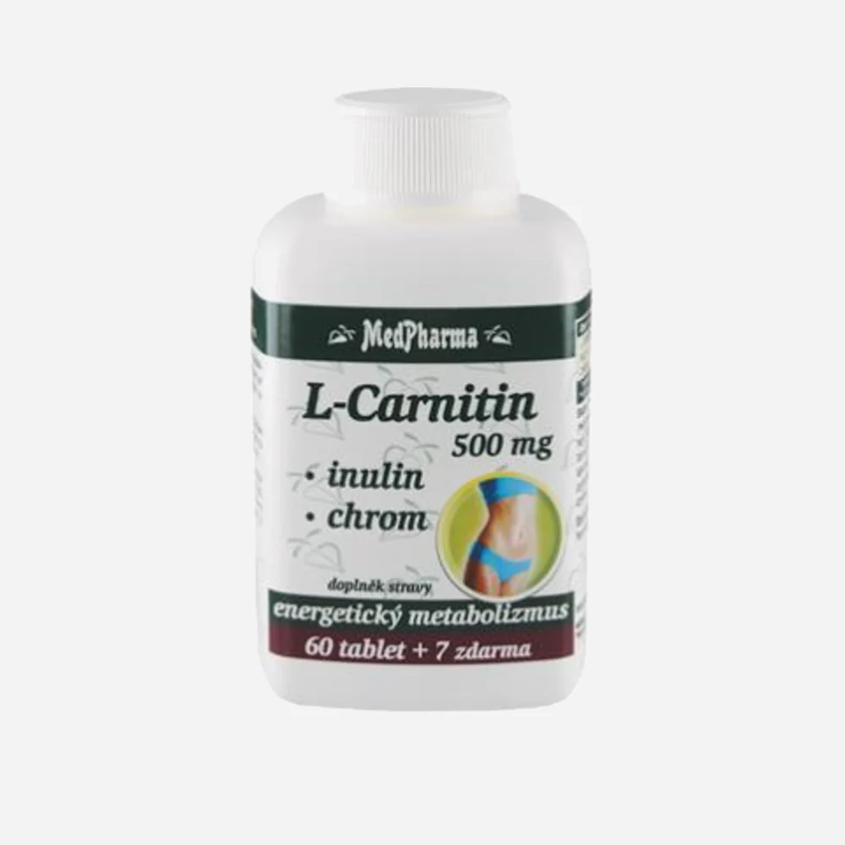L-Carnitin 500 mg + inulín + chróm 67 tablet
