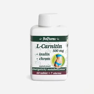 L-Carnitin 500 mg + inulín + chróm 67 tablet