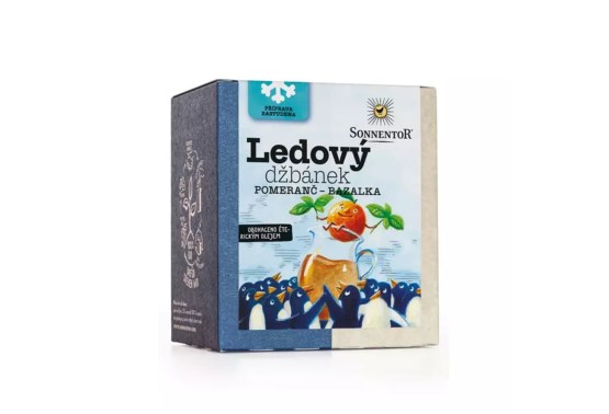 Ľadový džbánok BIO pomaranč, bazalka