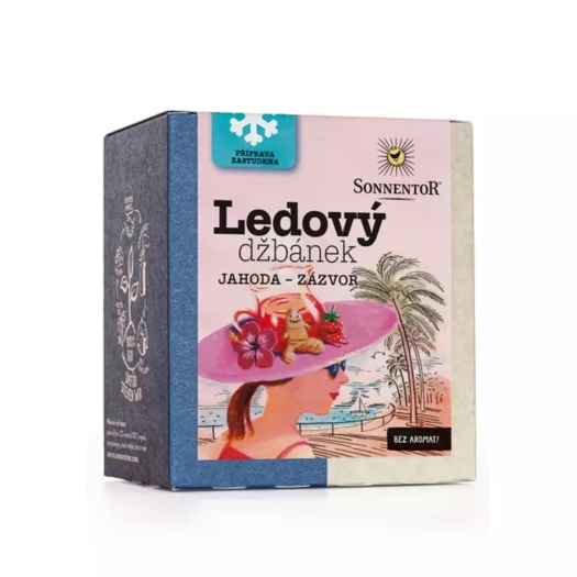 Ľadový džbánok jahoda, zázvor BIO 44,8 g