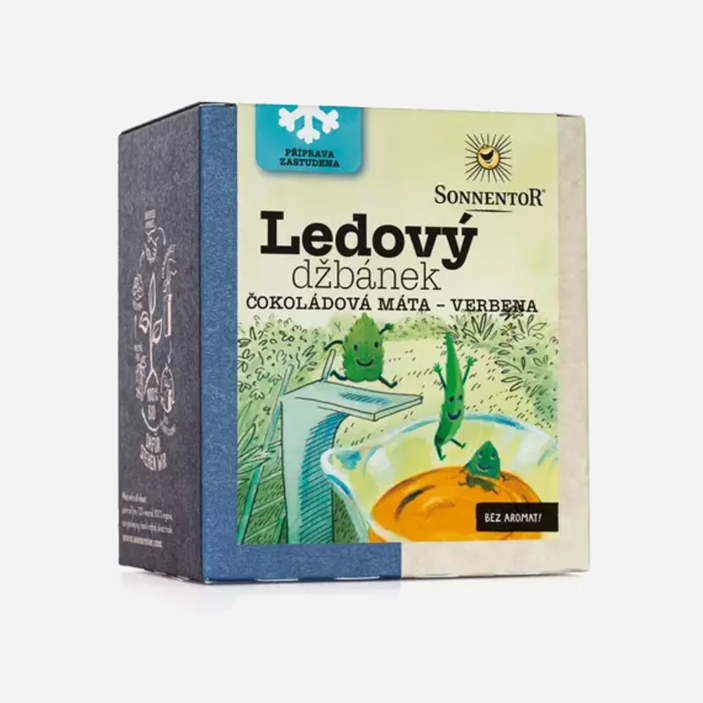 Ľadový džbánok mäta, čokoláda, verbena BIO