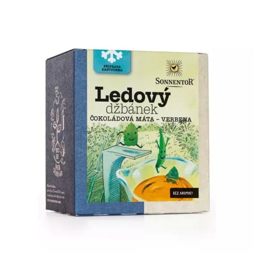 Ľadový džbánok mäta, čokoláda, verbena BIO