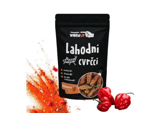 Lahodné cvrčky habanero