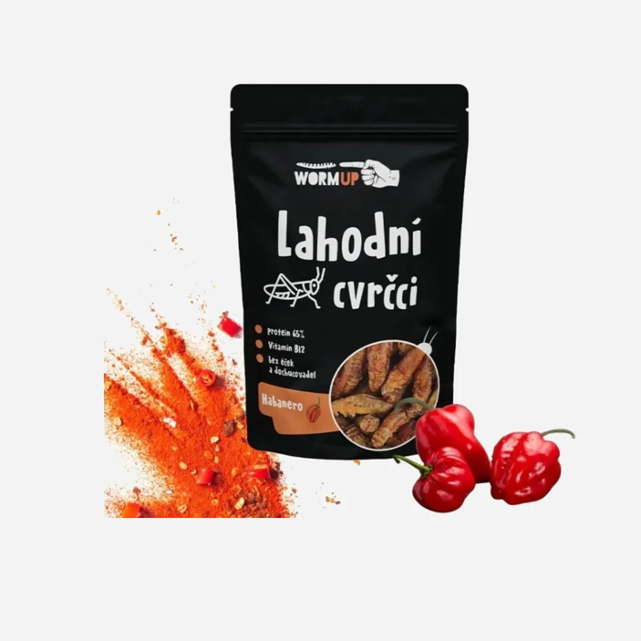 Lahodné cvrčky habanero