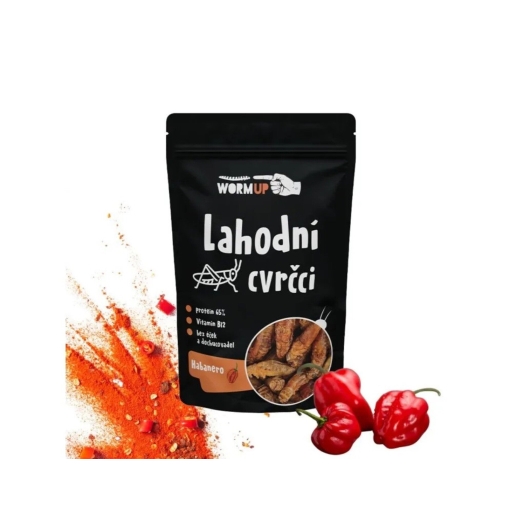 Lahodné cvrčky habanero