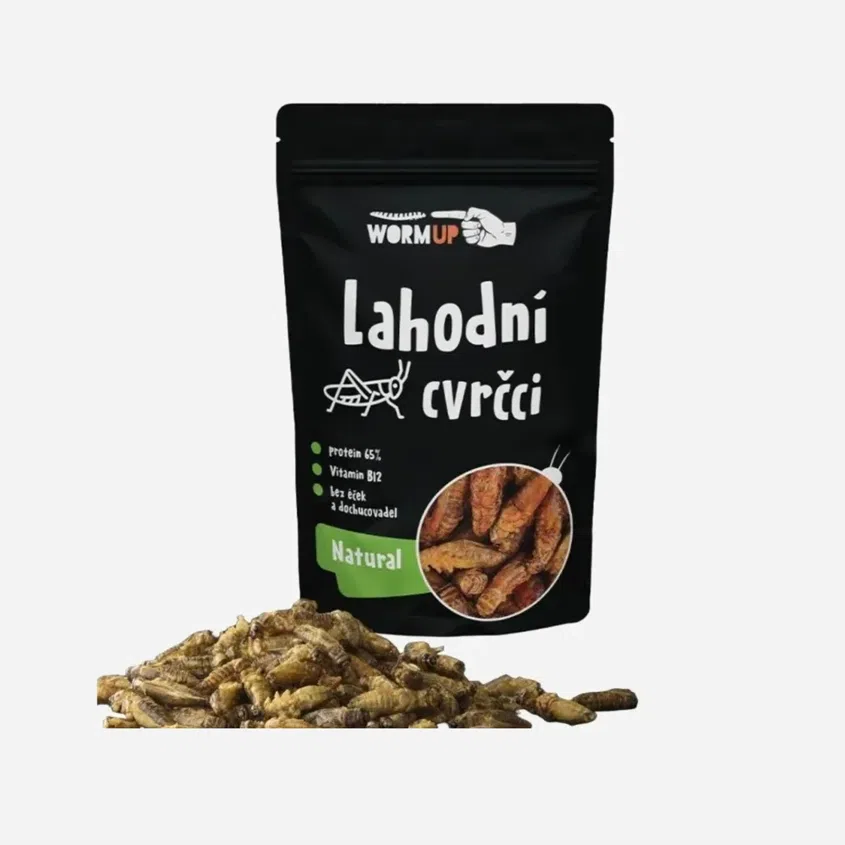 Lahodné cvrčky natural
