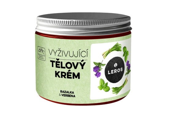 Leros Telový krém bazalka & verbena