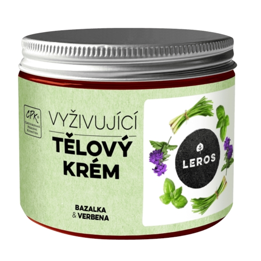 Leros Telový krém bazalka & verbena