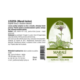 Leuzea - ​​Maralí koreň tinktúra z byliny