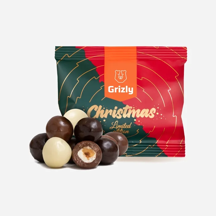 Lieskové orechy trojfarebné