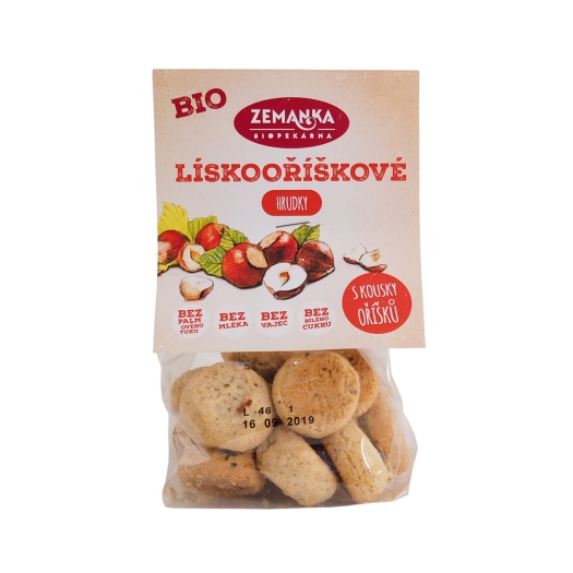 Lieskovoorieškové hrudky BIO
