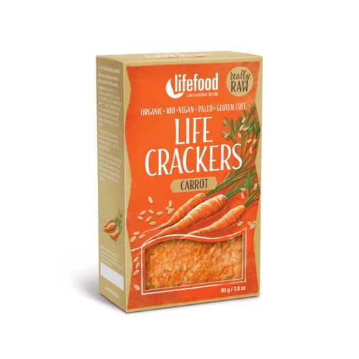 Life crackers Mrkvánky BIO RAW