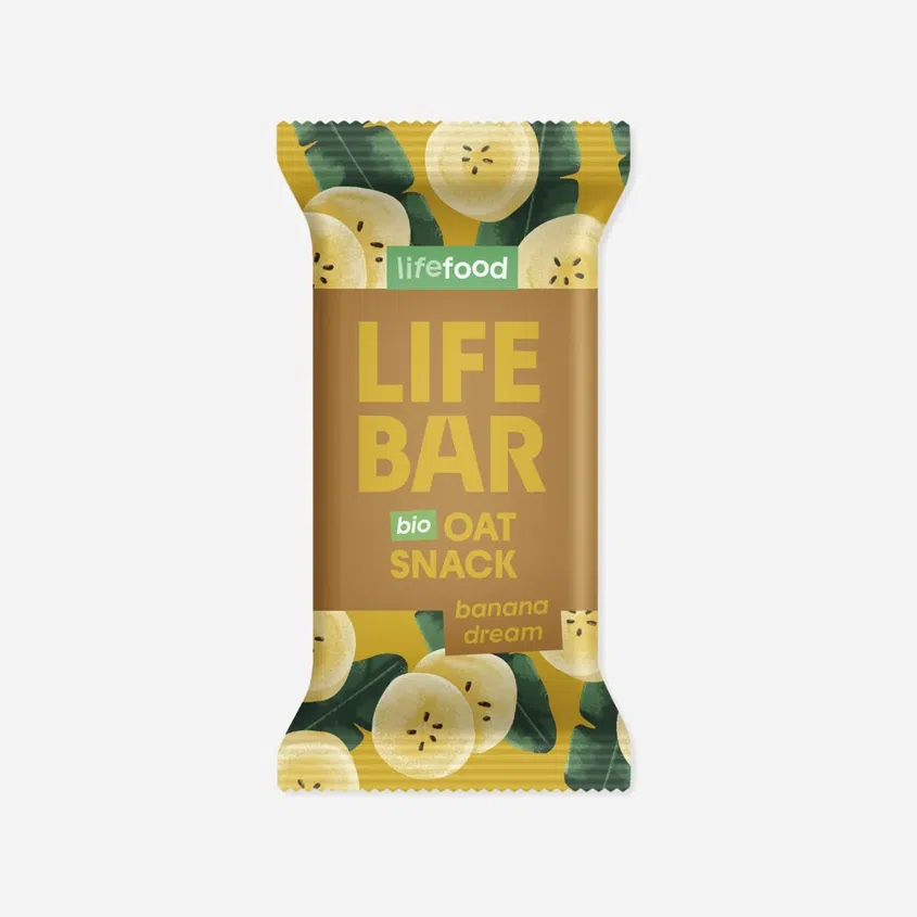 Lifebar Oat snack banánový BIO