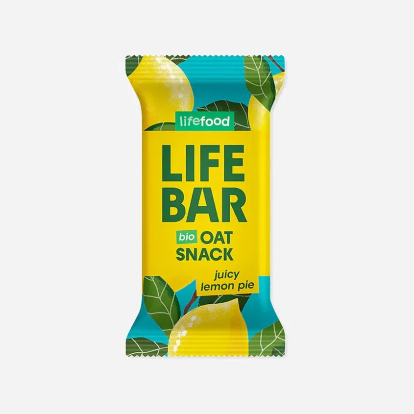 Lifebar Oat snack citrónový BIO