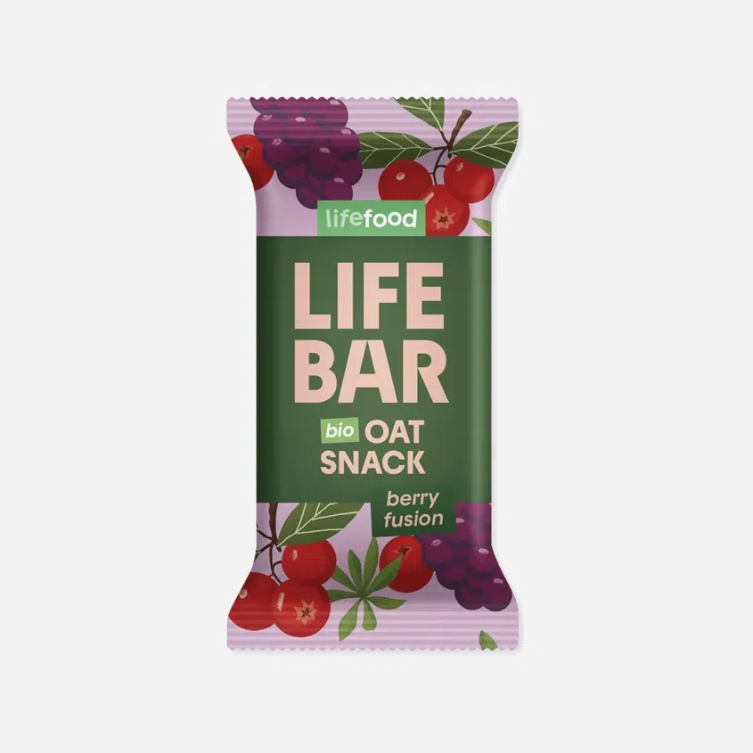 Lifebar Oat snack ovocný BIO