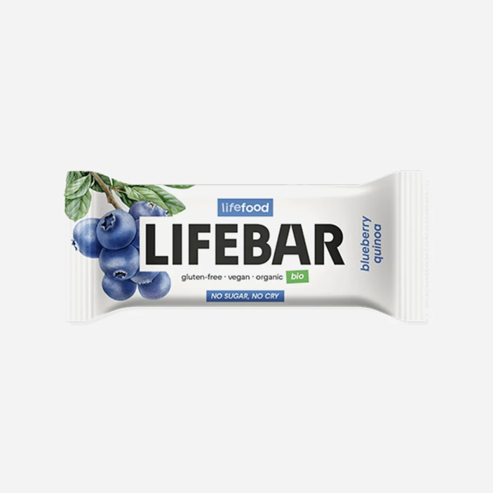 Lifebar Tyčinka čučoriedková s quinoou raw BIO