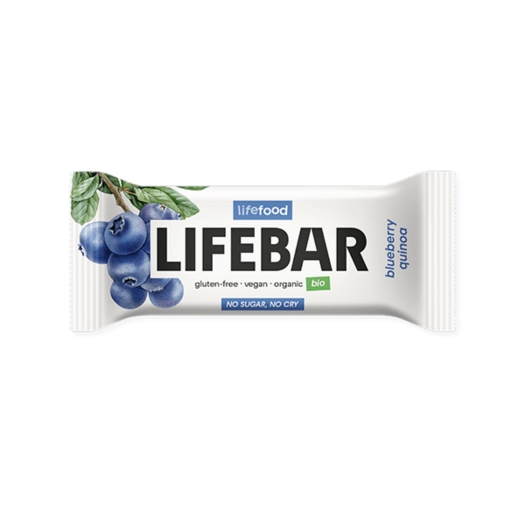 Lifebar Tyčinka čučoriedková s quinoou raw BIO