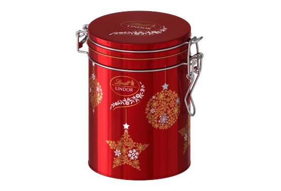 Lindor pralinky mliečna čokoláda - plechová dóza