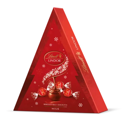 Lindor pralinky mliečna čokoláda - Vianočný stromček
