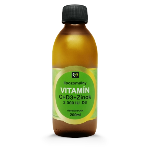 Lipozomálny vitamín C+D3+Zinok