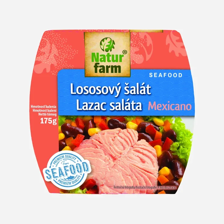 Lososovy šalát Mexicano