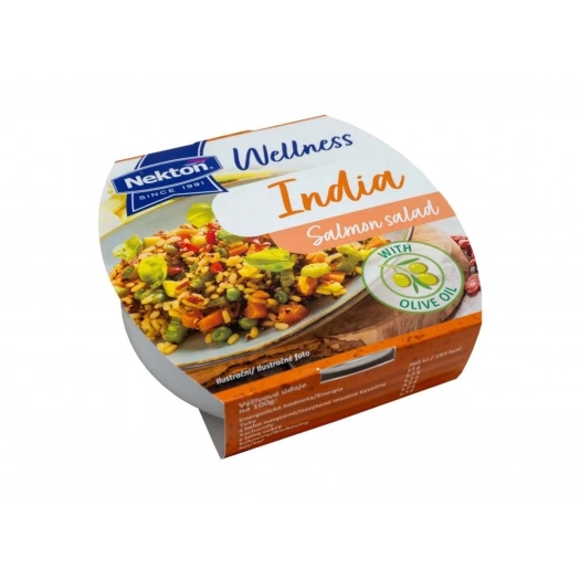 Lososový šalát Wellness India
