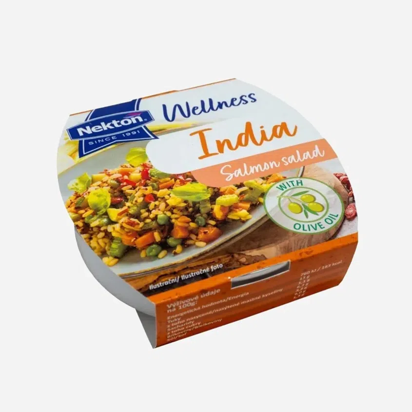 Lososový šalát Wellness India