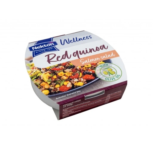 Lososový šalát Wellness red quinoa