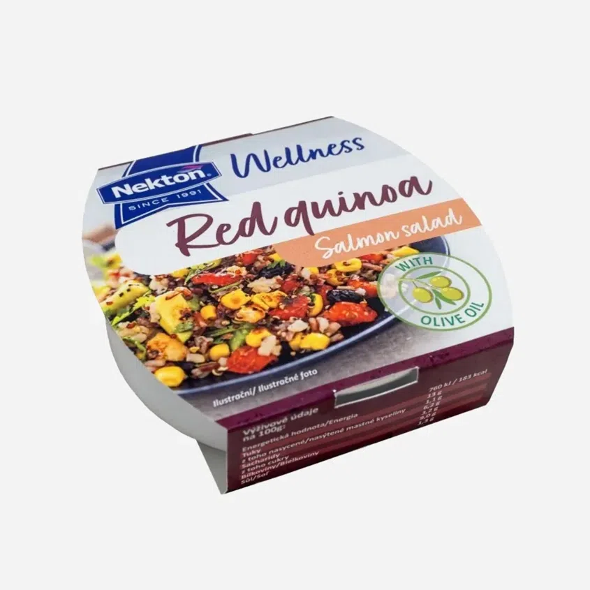 Lososový šalát Wellness red quinoa