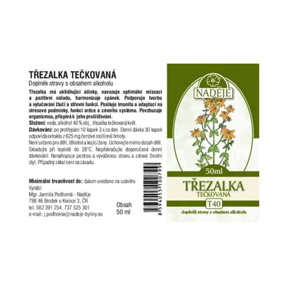 Ľubovník tinktúra z byliny