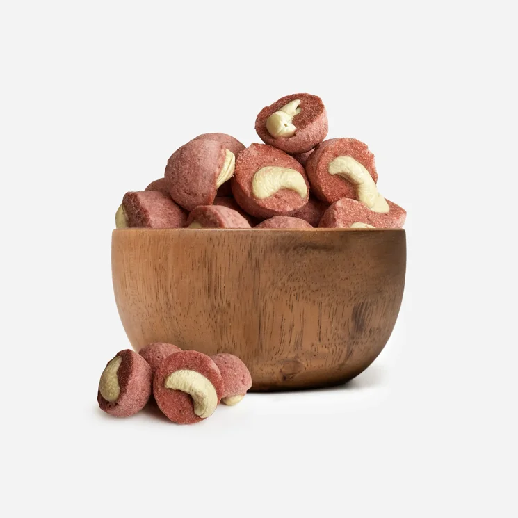 LYO jahodové košíčky s kešu