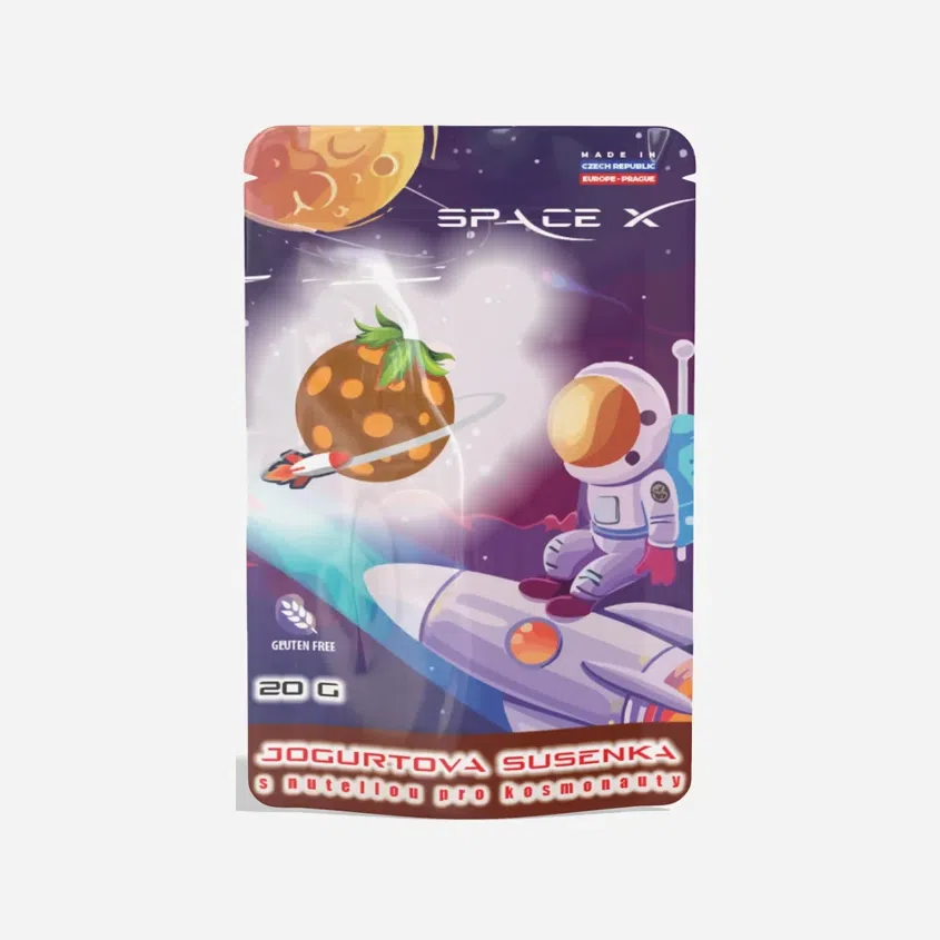 Lyofilizovaná jogurtová sušienka Nutella