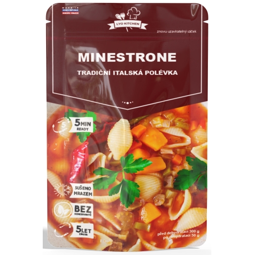Lyofilizovaná Minestrone polievka