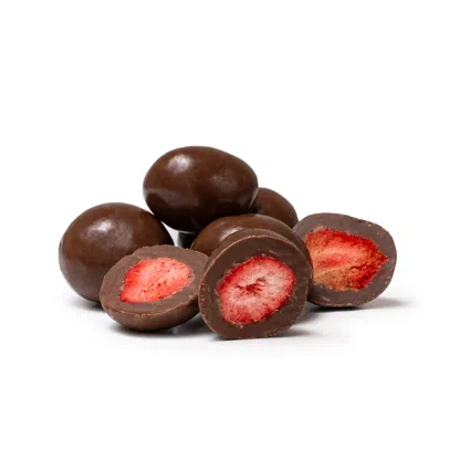 Lyofilizované jahody v mliečnej čokoláde